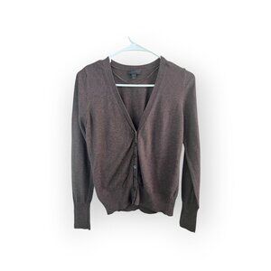 Worthington Dark Brown Button Cardigan – Size S